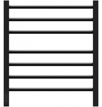 Полотенцесушитель электрический Point PN70756B П7 500х600 диммер слева черный