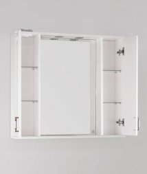 Зеркальный шкаф Style Line Олеандр-2 90/С, белый