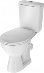 Унитаз компакт ROSA УЮТ косой вып., 2-х реж. арм-ра Инкоэр, сид.п/п Уклад, белый Вн УнкБ01 462335
