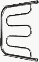 Полотенцесушитель водяной ТЕРА ПМ 600х500 нар.р. 1 (ПСВ-02-09) без кронш.