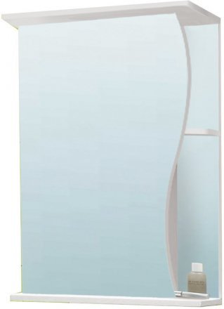 Шкаф зеркальный Волна 600 лев.(К) без света 10225