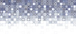 Плитка настенная Hammam рельеф многоцветный 20х44 (HAG451D)(1.05 м2,12 шт)