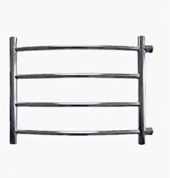 Полотенцесушитель водяной ТЕРА Лидер 500х600 прямой нар.р.1 (4п) (ПСО-21-08) с кронш.